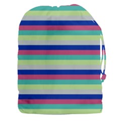 Stripey 6 Drawstring Pouch (3xl) by anthromahe