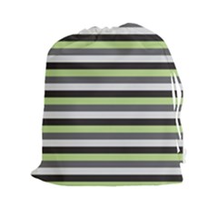 Stripey 8 Drawstring Pouch (2xl) by anthromahe