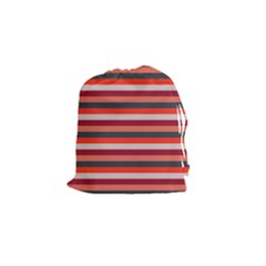 Stripey 13 Drawstring Pouch (small) by anthromahe