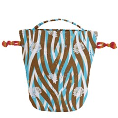Floral Rivers Drawstring Bucket Bag by mccallacoulture