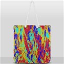 Multicolored Vibran Abstract Textre Print Full Print Rope Handle Tote (Large) View2