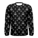 Buddhism Motif Print Pattern Design Men s Long Sleeve Tee View1