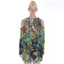 Forest 1 1 Velvet Long Sleeve Shoulder Cutout Dress View2