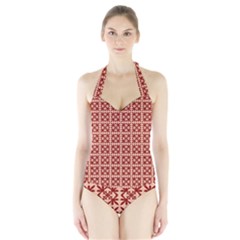 Df Pietri Halter Swimsuit by deformigo