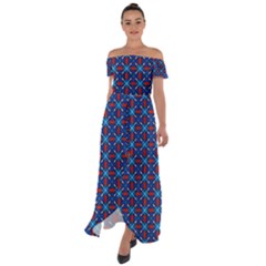 Df Pasticerria Off Shoulder Open Front Chiffon Dress by deformigo