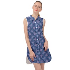 Df Marabou Sleeveless Shirt Dress by deformigo