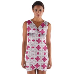 Df Hazel Conins Wrap Front Bodycon Dress by deformigo