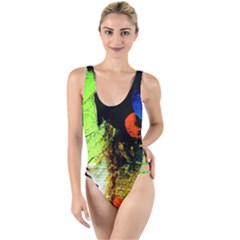 I Wonder 1 High Leg Strappy Swimsuit by bestdesignintheworld