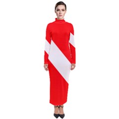 Diving Flag Turtleneck Maxi Dress by FlagGallery