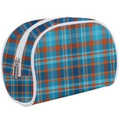 Tartan Scotland Seamless Plaid Pattern Vintage Check Color Square Geometric Texture Makeup Case (large) by Wegoenart