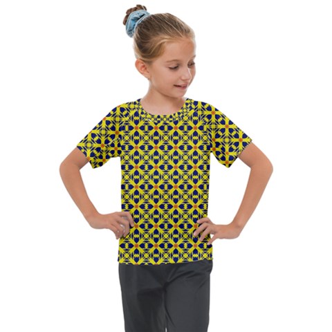 Df Sanhita Manjul Kids  Mesh Piece Tee by deformigo