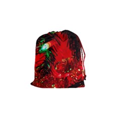 Christmas Tree  1 5 Drawstring Pouch (small) by bestdesignintheworld