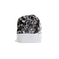 Marble Texture Drawstring Pouch (small) by letsbeflawed