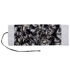 Marble Texture Roll Up Canvas Pencil Holder (m) by letsbeflawed