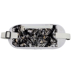 Marble Texture Rounded Waist Pouch by letsbeflawed