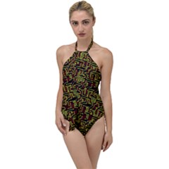 Rby-c-2-5 Go With The Flow One Piece Swimsuit by ArtworkByPatrick