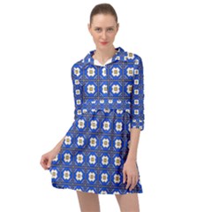 Mathiveri Mini Skater Shirt Dress by deformigo