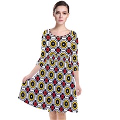 Casperia Quarter Sleeve Waist Band Dress by deformigo