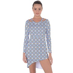 Altmeli Asymmetric Cut-out Shift Dress by deformigo