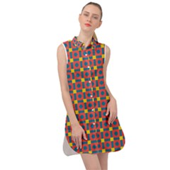 Senouras Sleeveless Shirt Dress by deformigo