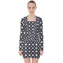 Mindoro V-neck Bodycon Long Sleeve Dress View1
