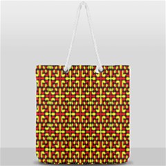 Rby-c-3-3 Full Print Rope Handle Tote (large) by ArtworkByPatrick