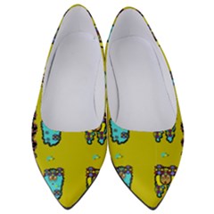 Peace People Hippie Friends And Free Living Fauna Women s Low Heels by pepitasart