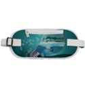 Awesome Light Bulb With Tropical Island Rounded Waist Pouch View1