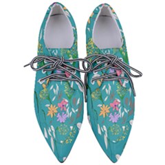 Teal Beauty Women s Pointed Oxford Shoes by fabqa