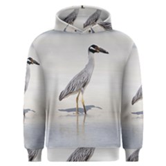 Beach Heron Bird Men s Overhead Hoodie by TheLazyPineapple