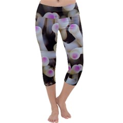 Sea Anemone Capri Yoga Leggings by TheLazyPineapple