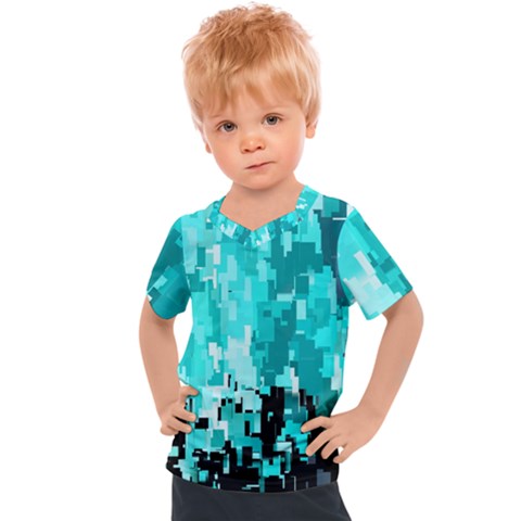 469823231 Glitch48 Kids  Sports Tee by ScottFreeArt