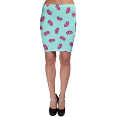 Donuts Pattern Food Colourful Bodycon Skirt by Vaneshart