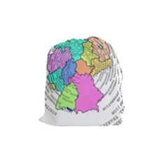 Digitization Transformation Germany Drawstring Pouch (medium) by Vaneshart