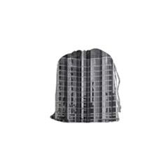 Architecture Structure Glass Metal Drawstring Pouch (xs) by Vaneshart