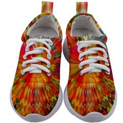 Kaleidoscope Mandala Color Kids Athletic Shoes by Vaneshart