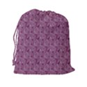 Leaf Pattern Lace Leaf Leaves Drawstring Pouch (2XL) View2