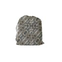 Urban Art Textured Print Pattern Drawstring Pouch (Small) View2