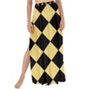 Block Fiesta Black And Mellow Yellow Maxi Chiffon Tie-Up Sarong View1