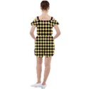 Block Fiesta Black And Mellow Yellow Ruffle Cut Out Chiffon Playsuit View2