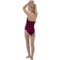 Block Fiesta Black And Peacock Pink Go with the Flow One Piece Swimsuit View2
