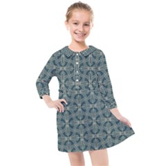 Pattern1 Kids  Quarter Sleeve Shirt Dress by Sobalvarro
