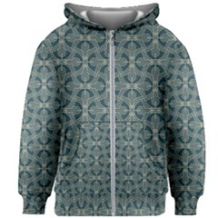 Pattern1 Kids  Zipper Hoodie Without Drawstring by Sobalvarro