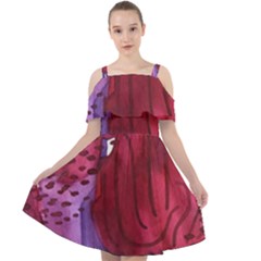 Pattern 17 Cut Out Shoulders Chiffon Dress by Sobalvarro