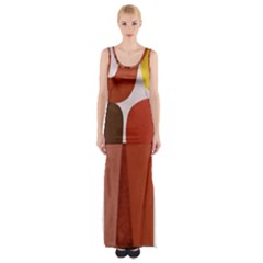 Sophie Taeuber Arp, Composition À Motifs D arceaux Ou Composition Horizontale Verticale Thigh Split Maxi Dress by Sobalvarro
