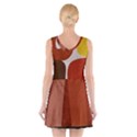 Sophie Taeuber Arp, Composition à Motifs D arceaux Ou Composition Horizontale Verticale V-Neck Sleeveless Dress View2