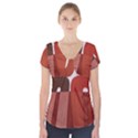 Sophie Taeuber Arp, Composition à Motifs D arceaux Ou Composition Horizontale Verticale Short Sleeve Front Detail Top View1