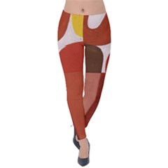 Sophie Taeuber Arp, Composition À Motifs D arceaux Ou Composition Horizontale Verticale Velvet Leggings by Sobalvarro