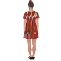 Sophie Taeuber Arp, Composition à Motifs D arceaux Ou Composition Horizontale Verticale Drop Hem Mini Chiffon Dress View2