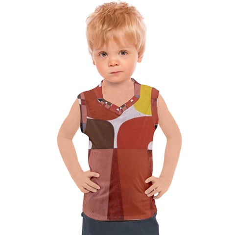 Sophie Taeuber Arp, Composition À Motifs D arceaux Ou Composition Horizontale Verticale Kids  Sport Tank Top by Sobalvarro